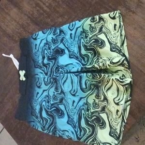 Wonder Nation boys size 10/12 swim shorts.